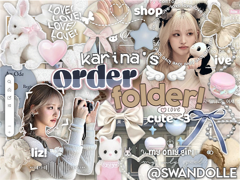 ੭୧ karina's ᵒʳᵈᵉʳ fෆldᥱr ᵎ ┈ ꒱