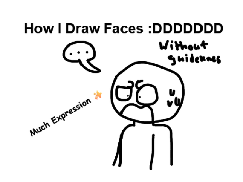 How I Draw Faces :D