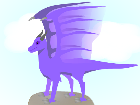 I drew a dragon!!! Thanks @Novakitty!