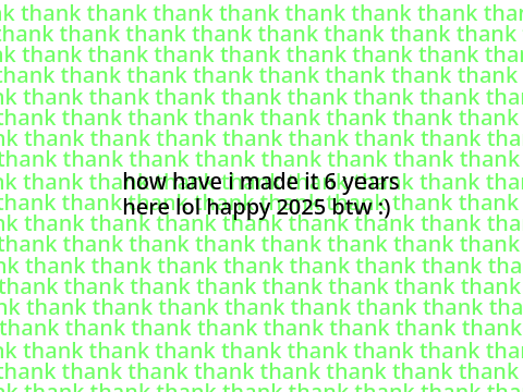 oh crap it's been 6 years