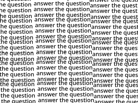 answer the question