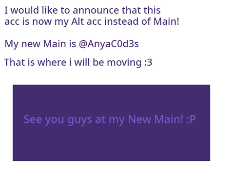This is now one of my alts instead of Main