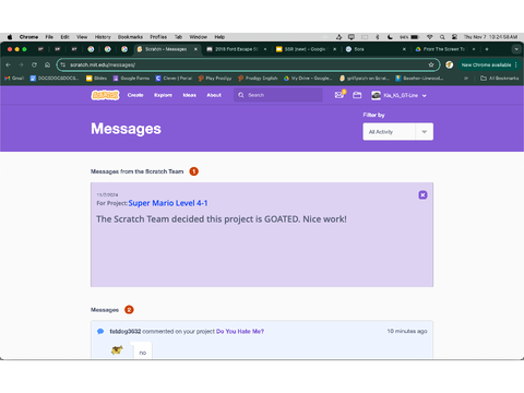 If Scratch Team made you feel good instead of making you feel bad 