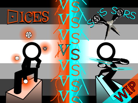 Dices VS Scissors Animation (WIP)