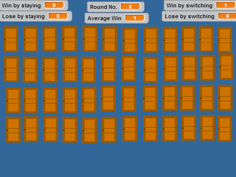 The Monty Hall Problem with 48 doors