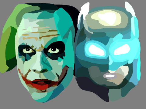 Batman and The Joker: Art