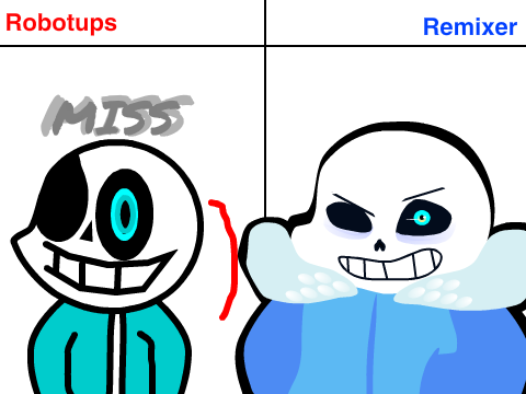 How would YOU draw sans? remix
