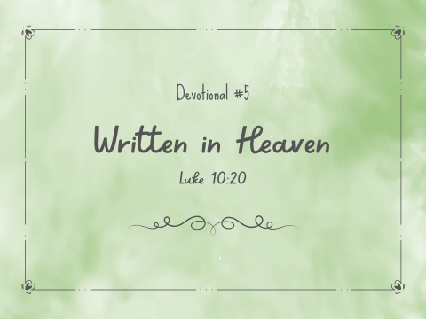 Devotional #5