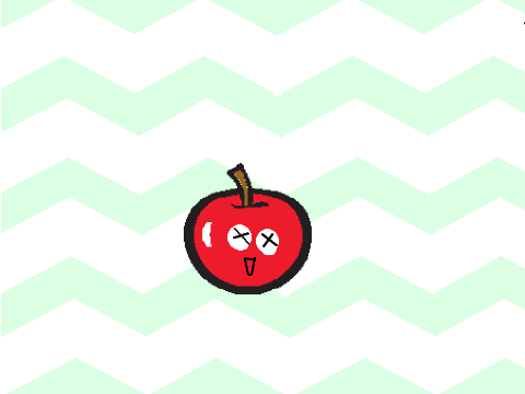 Cute apple