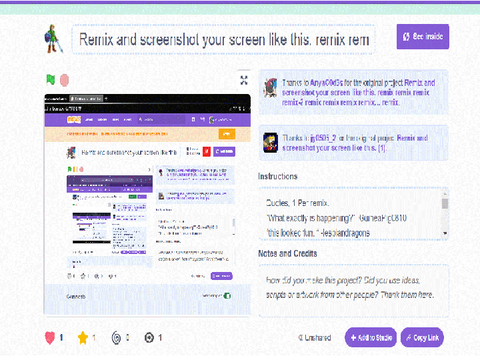 Remix and screenshot your screen like this. remix remix remix remix-2 remix remix remix remix… remix
