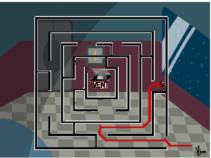 among us maze