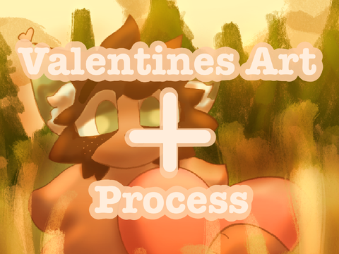 -Valentine’s Day Art + Process-