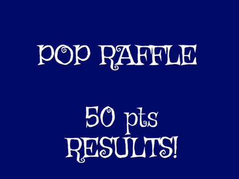 Raffle results!!!!