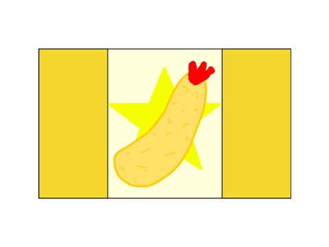 えび王国　国旗