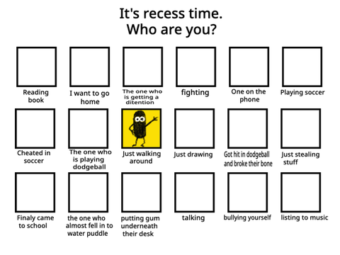 Who are you in recess?