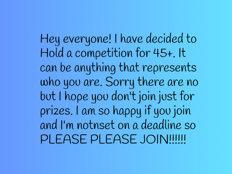 Closed competition!!!