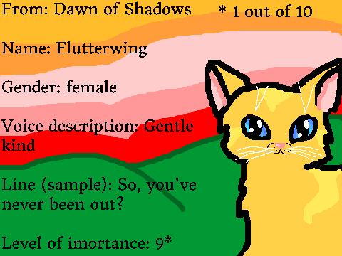 Flutterwing voice auditions! *CLOSED*