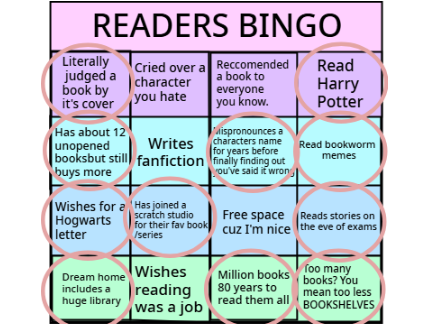 Reader’s Bingo #REMIX
