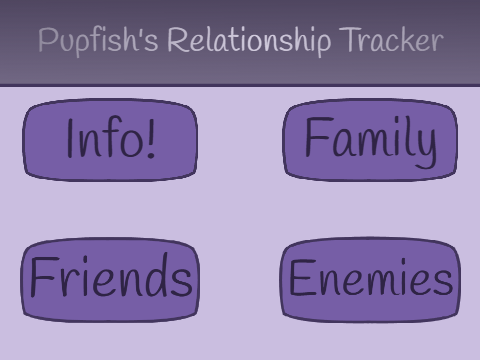 [C] ✧─Pup's Relationship Tracker─✧