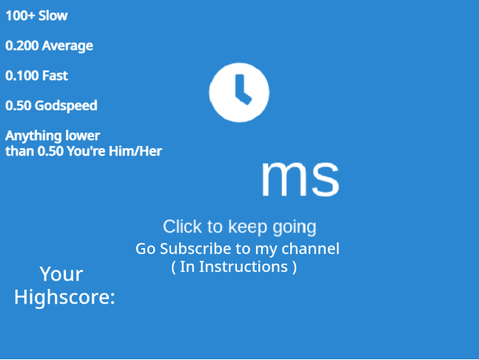 What is the Limit? Reaction Time Test V1.1  FEATURED  remix
