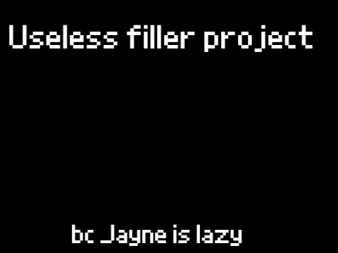 legit filler y'all