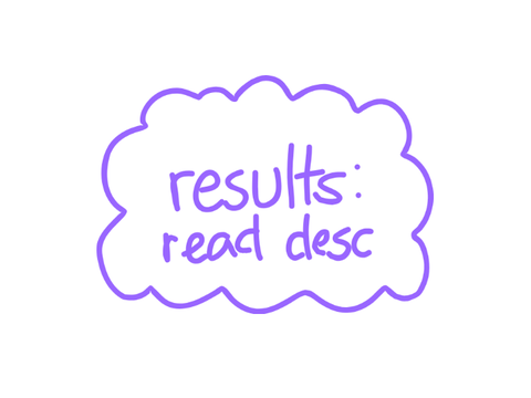RESULTS FOR DMC MWHAHAHAHAHAH