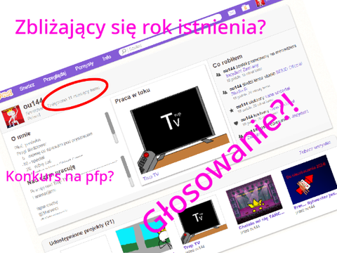 prawie 1 rok na sc, konkurs na pfp i głosowanie!?