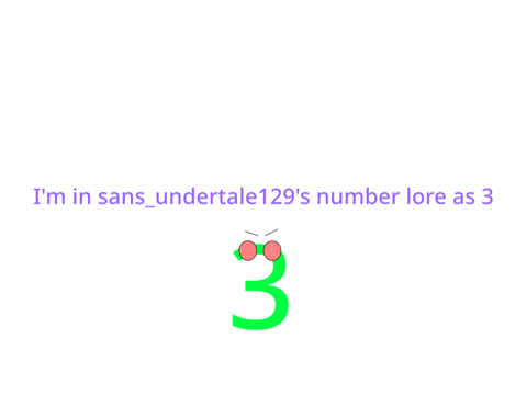 I’m in sans_undertale129’s number lore