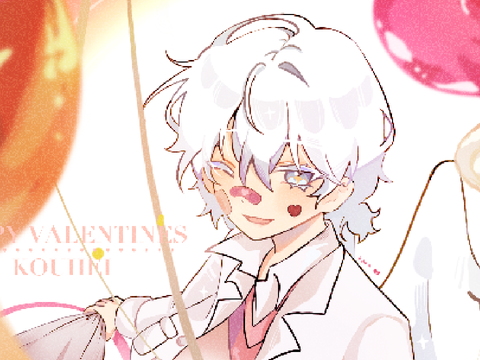 happy valentines day . art