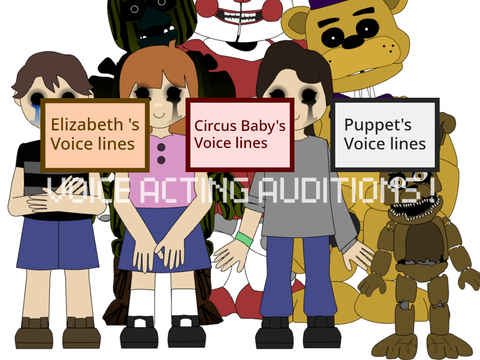 VA Auditions // Elizabeth, Puppet, C.B