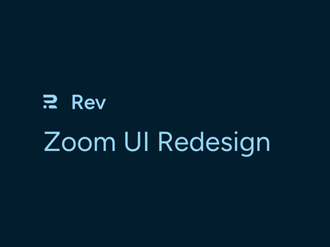 Zoom UI redesign