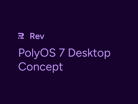 PolyOS 7 Desktop Concept