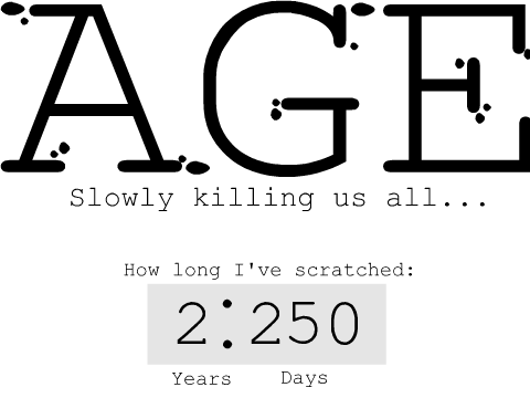 Age (How long I've Scratched)