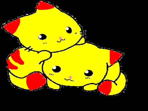 Cute Cat 1 (Pikachu!!)