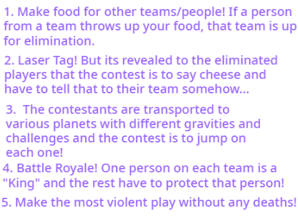5 Random Challenge Ideas Because Im Bored