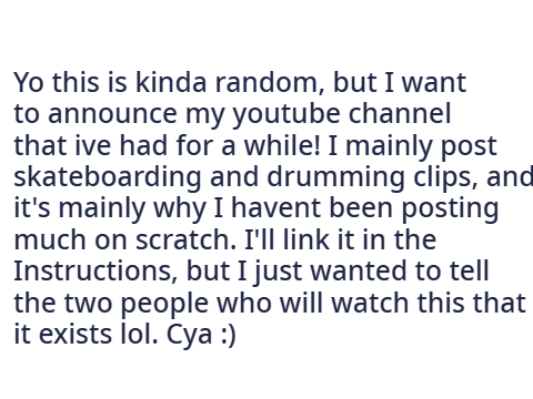 ANNOUCEMENT (no one cares lol)