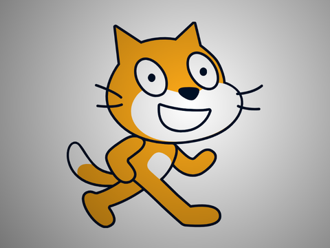 Scratch cat is watching