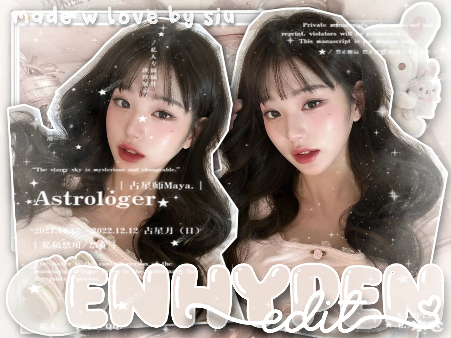 ૮꒰ ˶• ༝ •˶꒱ა     enhypen edit     ꪆ୧