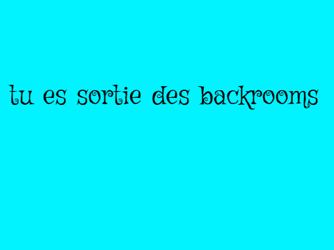 backrooms