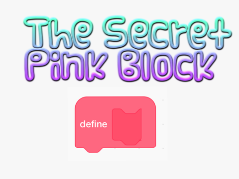 The secret pink block!!!!