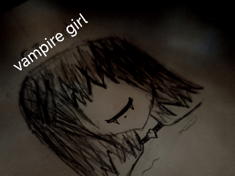  My Vampire Girl drawing ☠︎ 