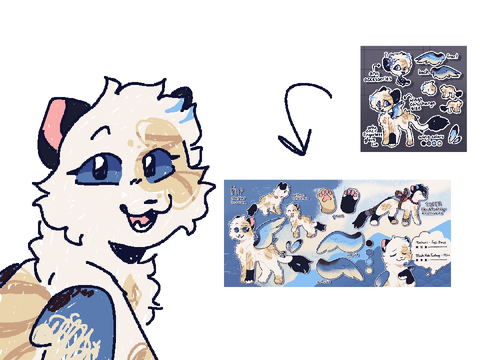 new kip feral ref! (finally)