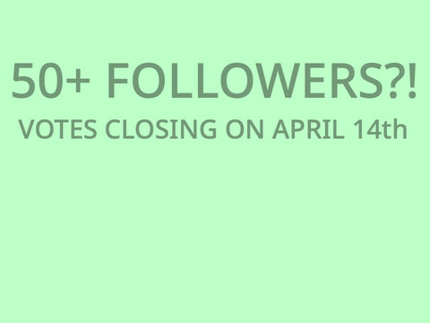 50+ FOLLOWERS?