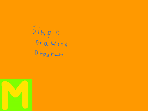 Simple Drawing Program