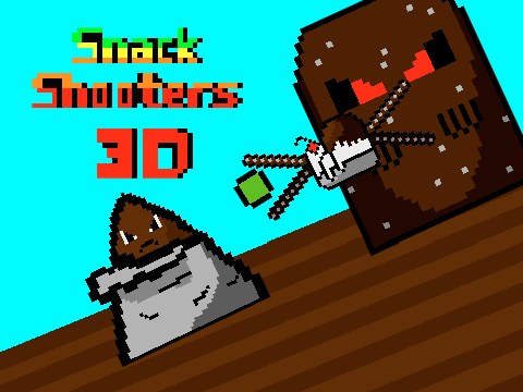 Snack Shooters 3D (flashing lights warning) #games #game #all