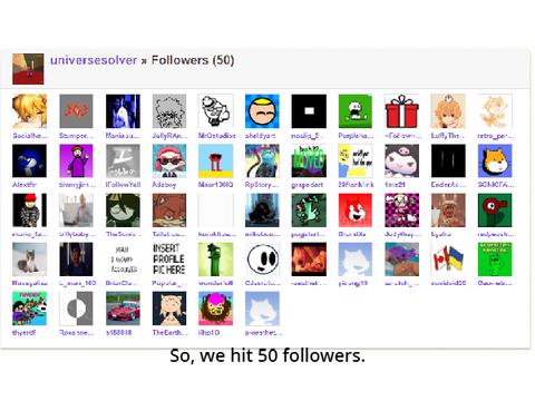 50 followers