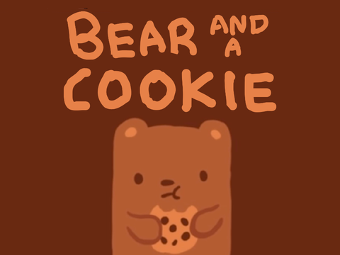 Bear and a Cookie Animation LOOP [NO ADS >:( ]