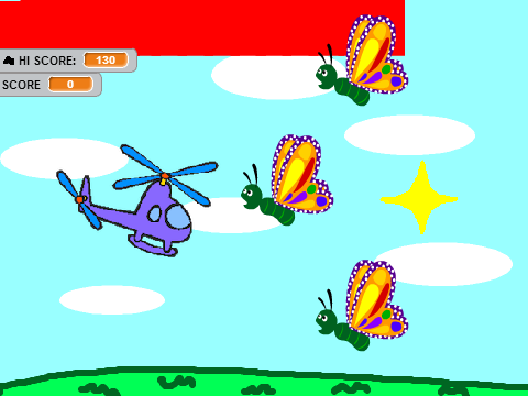 HELICOPTER vs DEADLY BUTTERFLIES