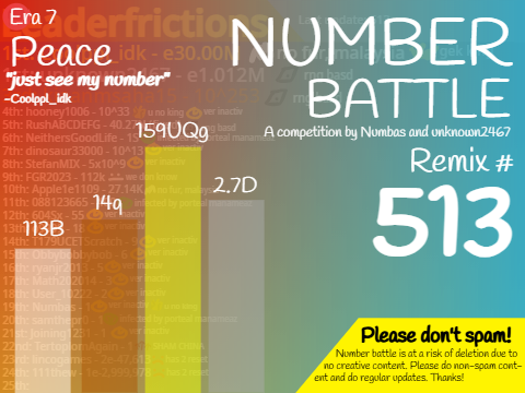 [ Number Battle | 513 ]