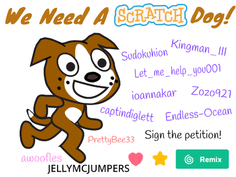 Petition to add a Scratch Dog! remix remix remix remix